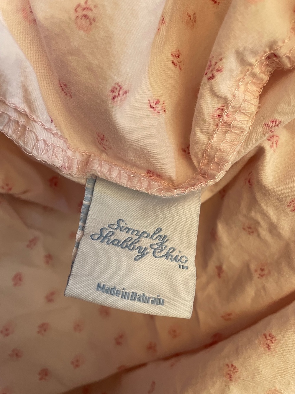Shabby Chic Mini Roses Queen Sheet set